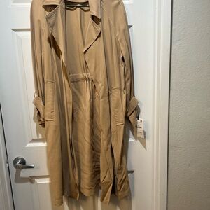 Zara Women's Tan Trench Coat